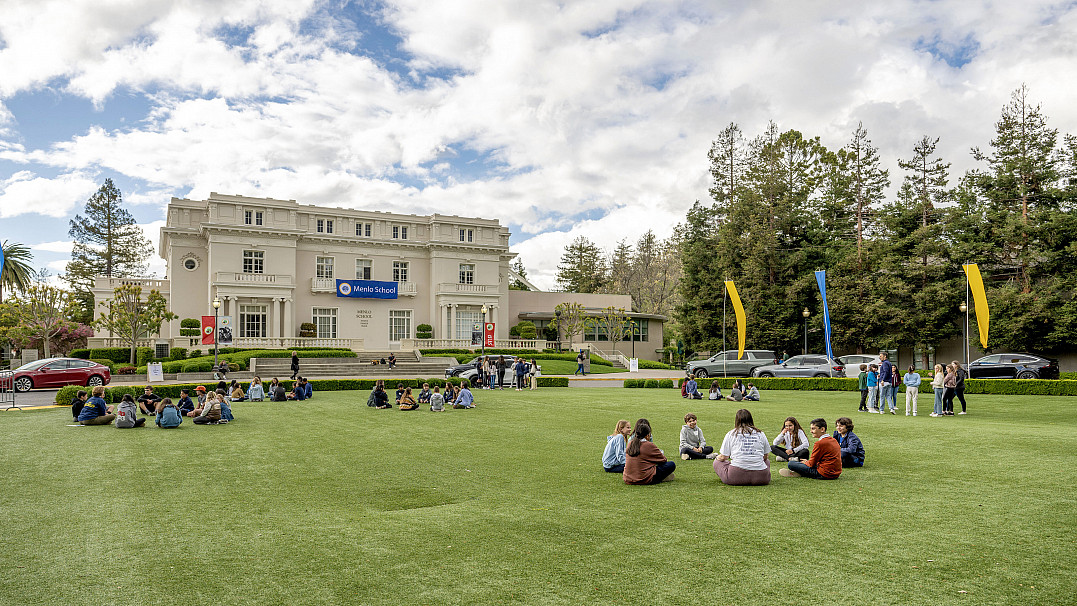 Students and families of the class of 2030 come to campus for the Middle School Welcome Event.