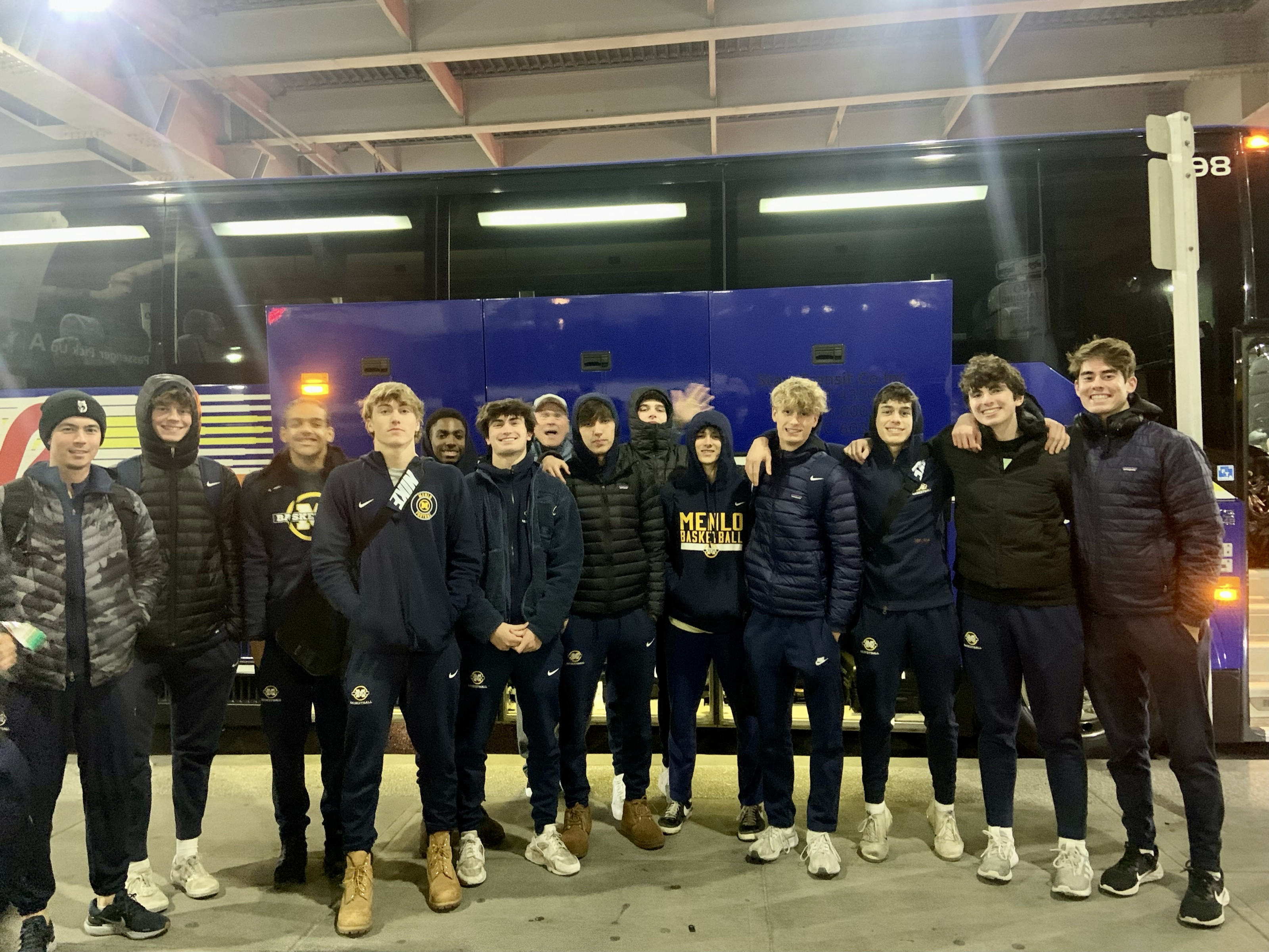 Menlo boys' basketball lands in New York.